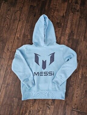 MESSI YOUTH BLUE HOODIE SIZE MED